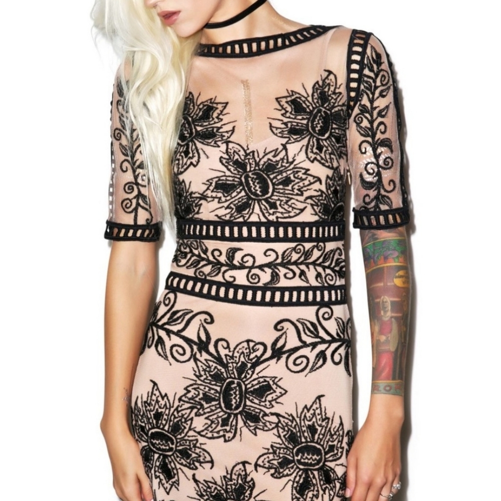For love and lemons desert night maxi dress